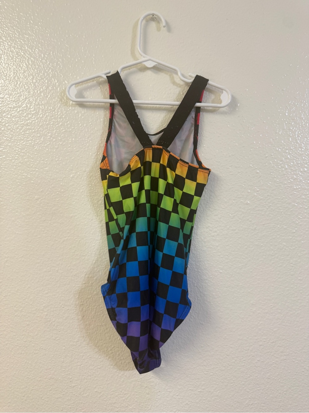 Simone Biles by GK Checkered One-Piece Leotard